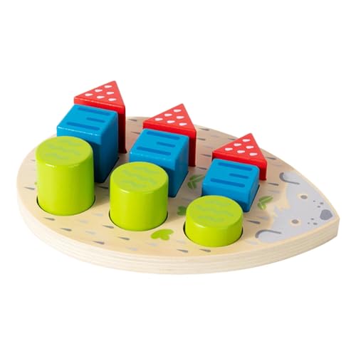 predolo Holzspielzeug für Sortieren von Farben und Formen, interaktives Spielzeug für Kinder predolo Holzspielzeug für Sortieren von Farben und Formen, interaktives Spielzeug für Kinder von predolo