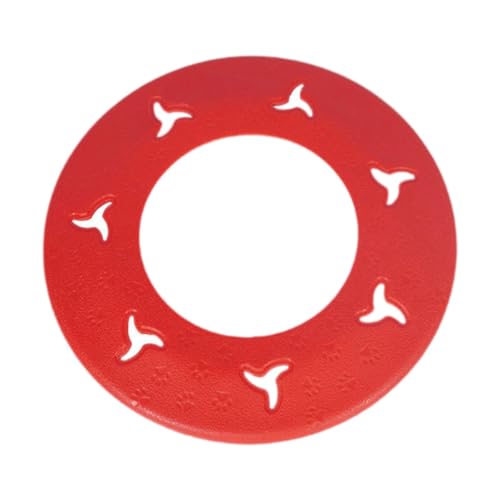 predolo Hunde Als Futter Und Wassernapf für Welpen, für Draußen, Interaktives Hundespielzeug, Schwimmende Fliegende Untertasse für Kleine, Mittelgroß, Rot predolo Hunde Als Futter Und Wassernapf für Welpen, für Draußen, Interaktives Hundespielzeug, Schwimmende Fliegende Untertasse für Kleine, Mittelgroß, Rot von predolo