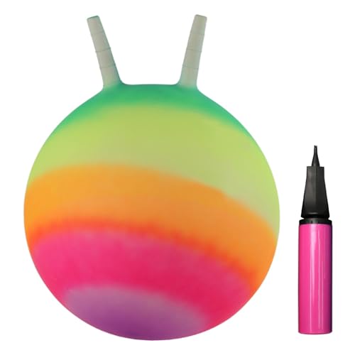 predolo Jumping Ball Kinder Spielball Hüpfball Bouncer Ball Aufblasbar mit Griff aus PVC für Kindergarten Spielplatz Indoor Outdoor Aktivitäten 45cm predolo Jumping Ball Kinder Spielball Hüpfball Bouncer Ball Aufblasbar mit Griff aus PVC für Kindergarten Spielplatz Indoor Outdoor Aktivitäten 45cm von predolo
