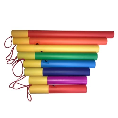 predolo Klangröhren-Set mit 8 Röhren für Kinder, Dur-Pentatonik-Tonleiter-Set predolo Klangröhren-Set mit 8 Röhren für Kinder, Dur-Pentatonik-Tonleiter-Set von predolo