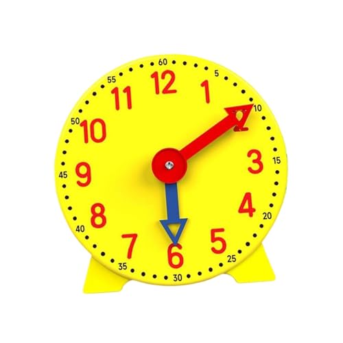 predolo Lehruhr, Lernuhr für Kinder, Mathematisches Entwicklungsspielzeug, Zeitanzeige für Kinder bis Zur 3. Klasse Ab 5 Jahren, 12 Stunden predolo Lehruhr, Lernuhr für Kinder, Mathematisches Entwicklungsspielzeug, Zeitanzeige für Kinder bis Zur 3. Klasse Ab 5 Jahren, 12 Stunden von predolo