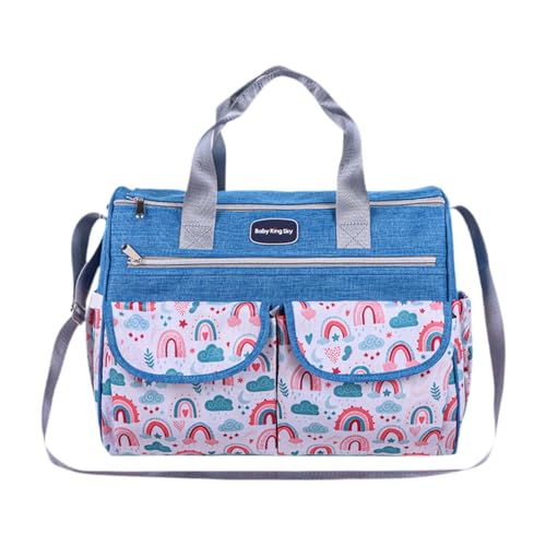 predolo Mama Wickeltasche mit Schultergurt, große Aufbewahrung für Neugeborene, wasserdicht und tragbar, Blue S predolo Mama Wickeltasche mit Schultergurt, große Aufbewahrung für Neugeborene, wasserdicht und tragbar, Blue S von predolo