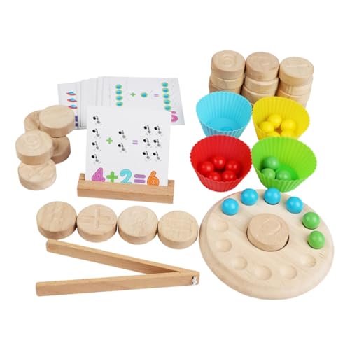 predolo Mathematikspielzeug-Set für frühes Lernen, Zählspiel und Farbsortierung ab 3 Jahren predolo Mathematikspielzeug-Set für frühes Lernen, Zählspiel und Farbsortierung ab 3 Jahren von predolo