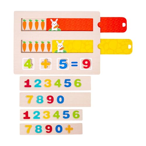 predolo Numbers Math Toy Lernspielzeug Mathebrett Rechenbrett Holzspielzeug Addition Subtraktion für Kinderentwicklung Homeschool Vorschule Kindergarten predolo Numbers Math Toy Lernspielzeug Mathebrett Rechenbrett Holzspielzeug Addition Subtraktion für Kinderentwicklung Homeschool Vorschule Kindergarten von predolo
