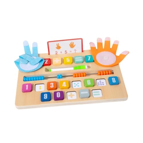 predolo Pädagogisches Lernnummernspielzeug für Den Heimunterricht, Fingerzähl Mathematikspielzeug predolo Pädagogisches Lernnummernspielzeug für Den Heimunterricht, Fingerzähl Mathematikspielzeug von predolo
