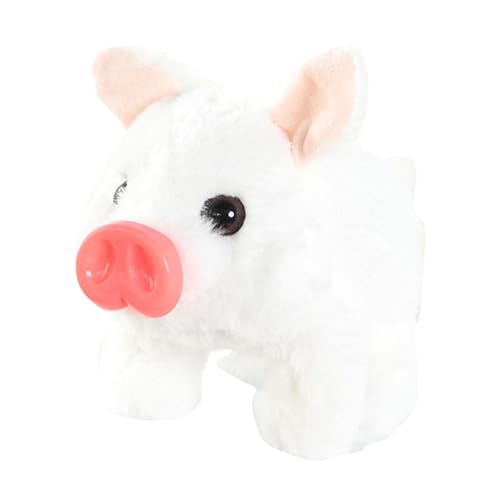predolo Plüschschwein mit Bewegung, elektronisches Ferkel als Lernspielzeug, Weiß predolo Plüschschwein mit Bewegung, elektronisches Ferkel als Lernspielzeug, Weiß von predolo