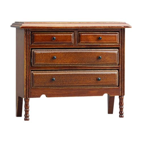 predolo Puppenhaus Schrank Miniatur Schubladenkommode Vitrinenschrank Tisch Handgefertigt aus Holz zur Dekoration für Kinderzimmer Wohnkultur Rollenspiel predolo Puppenhaus Schrank Miniatur Schubladenkommode Vitrinenschrank Tisch Handgefertigt aus Holz zur Dekoration für Kinderzimmer Wohnkultur Rollenspiel von predolo