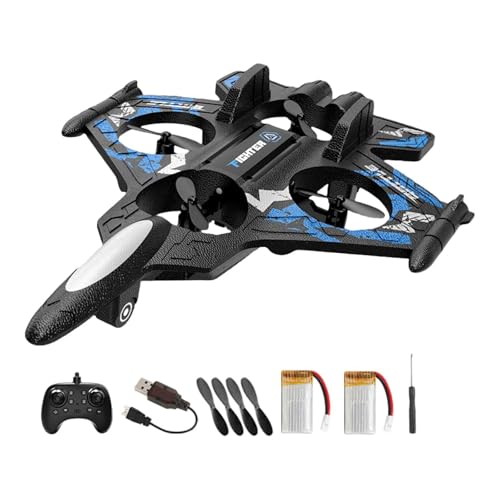 predolo RC Segelflugzeug mit Beleuchtung, Spielzeug für Draußen, 4 Kanal Modell, Blau 2RC predolo RC Segelflugzeug mit Beleuchtung, Spielzeug für Draußen, 4 Kanal Modell, Blau 2RC von predolo