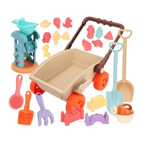 predolo Sandspielzeug für Kinder, leichtes Gräbewerkzeug im Trolley-Design mit Schaufeln für Jungen und Mädchen im Freien predolo Sandspielzeug für Kinder, leichtes Gräbewerkzeug im Trolley-Design mit Schaufeln für Jungen und Mädchen im Freien von predolo