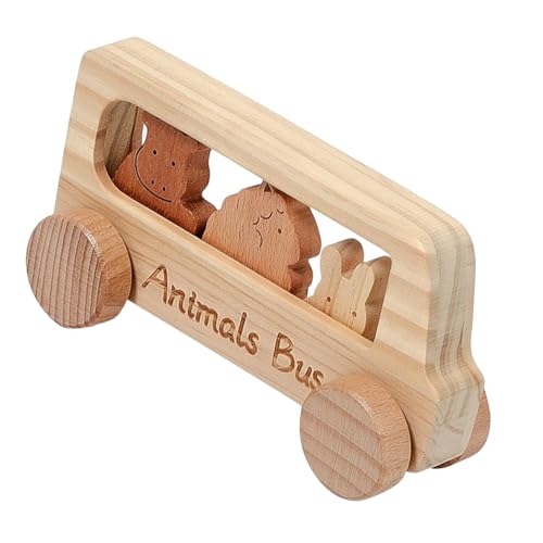 predolo Schiebe-LKW aus Holz mit Tierfiguren für Kleinkinder ab 1 Jahr predolo Schiebe-LKW aus Holz mit Tierfiguren für Kleinkinder ab 1 Jahr von predolo