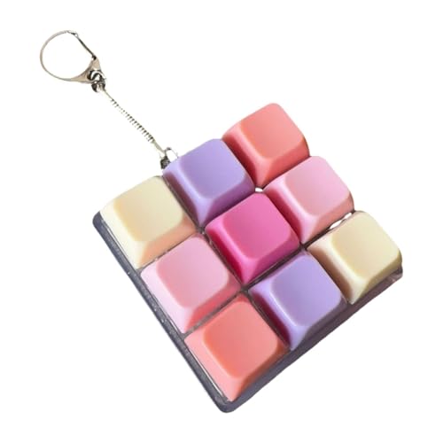 predolo Schlüsselanhänger, 9 Tasten, Neuartige Kompakte Mechanische Tastentaste, Taste Als Geschenk für Schule, Büro, Zuhause, Style E predolo Schlüsselanhänger, 9 Tasten, Neuartige Kompakte Mechanische Tastentaste, Taste Als Geschenk für Schule, Büro, Zuhause, Style E von predolo
