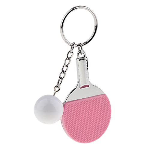predolo Schlüsselanhänger als Kleiner Tischtennisschläger mit Ball EIN Lustiger Taschenanhänger Und Schlüsselbund Anhänger aus für, Rosa Tischtennis predolo Schlüsselanhänger als Kleiner Tischtennisschläger mit Ball EIN Lustiger Taschenanhänger Und Schlüsselbund Anhänger aus für, Rosa Tischtennis von predolo