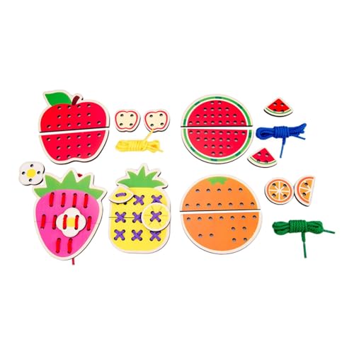 predolo Schnürkarten Nähset Schnüren Spiele Nähkarten, Frucht predolo Schnürkarten Nähset Schnüren Spiele Nähkarten, Frucht von predolo