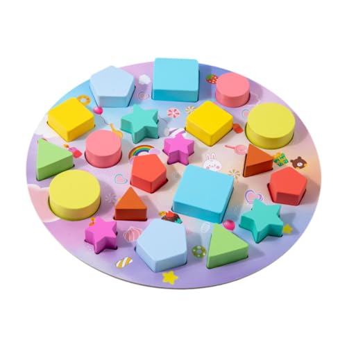 predolo Shape Sorter Spielzeug Holz Sortierbrett Geometrische Bausteine Lernspiel Motorikspielzeug mit Farbenfrohem Design aus Holz für Vorschule predolo Shape Sorter Spielzeug Holz Sortierbrett Geometrische Bausteine Lernspiel Motorikspielzeug mit Farbenfrohem Design aus Holz für Vorschule von predolo