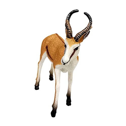 predolo Wildlife Antilope Springbok Deer Figuren Lernen Tierspielzeug für Kleinkinder Kinder, Brown predolo Wildlife Antilope Springbok Deer Figuren Lernen Tierspielzeug für Kleinkinder Kinder, Brown von predolo