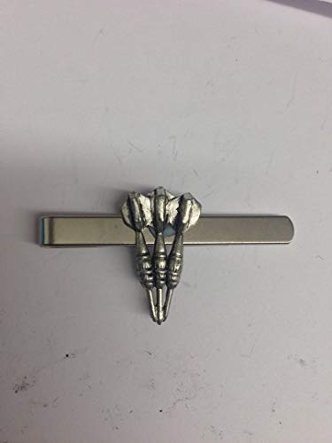 3 Darts pp-sp07 English Pewter Emblem auf eine Krawatte Clip (Slide) von prideindetails