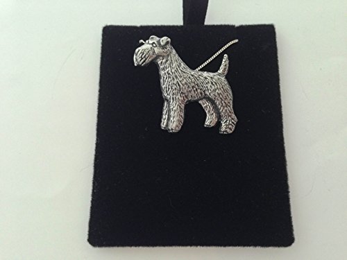 D21 Fox Terrier ANHÄNGER ECHT 925 Sterling Silber Halskette Handarbeit 66 cm Kette mit prideindetails Geschenk-Box von prideindetails