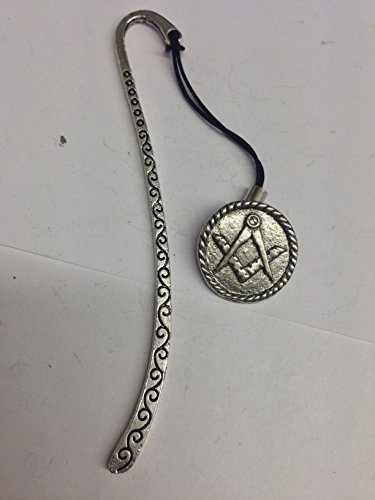 Freimaurer Medaille pp-g25 Muster Lesezeichen mit Kordel 3D English Pewter Charme von prideindetails