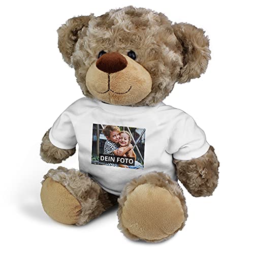 printplanet® - Kuscheltier Teddy Bodo XL mit eigenem Foto Bedrucken - Stofftier von printplanet