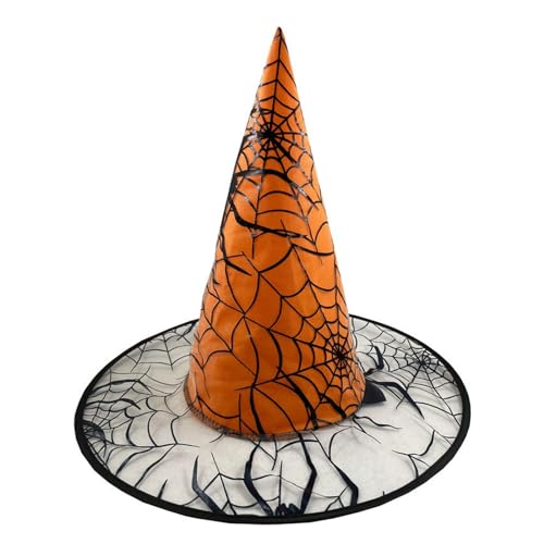pumpumlia Lustiger Halloween-Hut für Kinder, Erwachsene, Maskeraden, Verkleidung, Zauberer, Hexe, doppellagig, für Partys, Kostüm pumpumlia Lustiger Halloween-Hut für Kinder, Erwachsene, Maskeraden, Verkleidung, Zauberer, Hexe, doppellagig, für Partys, Kostüm von pumpumlia