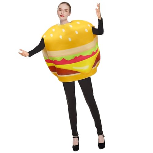 pumpumlia Realistisches Lebensmittel-Kostüm, lustiges Pizza-Hamburger-Kostüm, Verkleidung für Erwachsene, Cosplay, Themen-Event, lustiges Kostüm pumpumlia Realistisches Lebensmittel-Kostüm, lustiges Pizza-Hamburger-Kostüm, Verkleidung für Erwachsene, Cosplay, Themen-Event, lustiges Kostüm von pumpumlia
