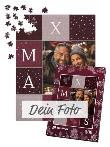 Fotopuzzle 500 Teile - Puzzle selbst gestalten - Design Weihnachten Xmas - puzzleYOU Puzzle personalisiert mit eigenem Bild erstellen von puzzleYOU