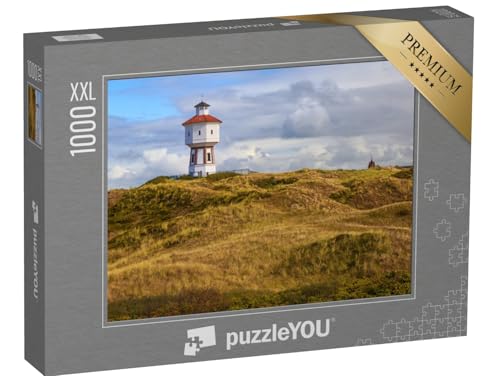 Puzzle 1000 Teile XXL „Leuchtturm auf der Insel Langeoog, Niedersachsen, Deutschland“ – aus der Puzzle-Kollektion Langeoog von puzzleYOU