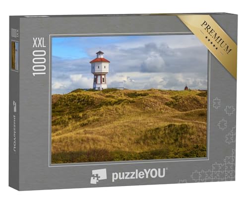 Puzzle 1000 Teile XXL „Leuchtturm auf der Insel Langeoog, Niedersachsen, Deutschland“ – aus der Puzzle-Kollektion Langeoog von puzzleYOU