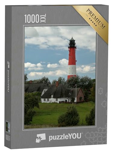 Puzzle 1000 Teile XXL „Leuchtturm auf der Insel Pellworm, Deutschland“ von puzzleYOU