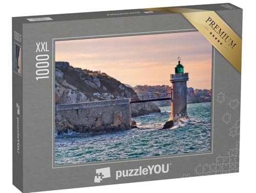 Puzzle 1000 Teile XXL „Leuchtturm von Marseille, Frankreich“ – aus der Puzzle-Kollektion Provence, Marseille von puzzleYOU