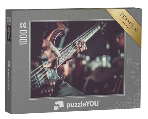 Puzzle 1000 Teile XXL „Spiel mit der E-Gitarre“ – aus der Puzzle-Kollektion Musik, Menschen von puzzleYOU