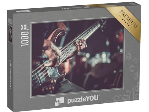 Puzzle 1000 Teile XXL „Spiel mit der E-Gitarre“ – aus der Puzzle-Kollektion Musik, Menschen von puzzleYOU