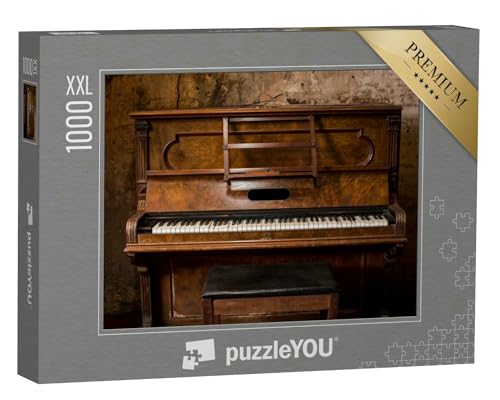 Puzzle 1000 Teile XXL „Wunderschönes altes Klavier“ – aus der Puzzle-Kollektion Musik, Menschen von puzzleYOU