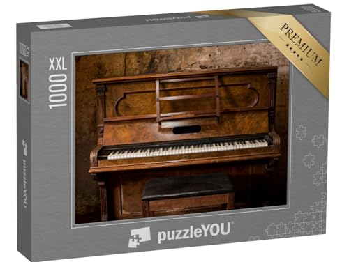 Puzzle 1000 Teile XXL „Wunderschönes altes Klavier“ – aus der Puzzle-Kollektion Musik, Menschen von puzzleYOU