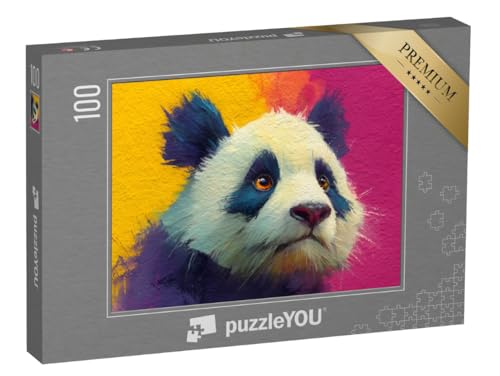 puzzleYOU: Puzzle 100 Teile „Bunter Pandabär“ – aus der Puzzle-Kollektion Pandas puzzleYOU: Puzzle 100 Teile „Bunter Pandabär“ – aus der Puzzle-Kollektion Pandas von puzzleYOU