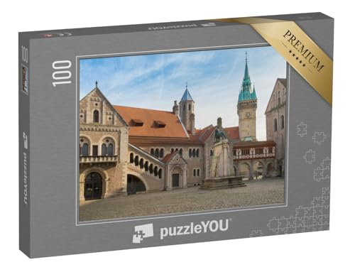 puzzleYOU: Puzzle 100 Teile „Burgplatz mit Braunschweiger Löwe“ – aus der Puzzle-Kollektion Braunschweig von puzzleYOU