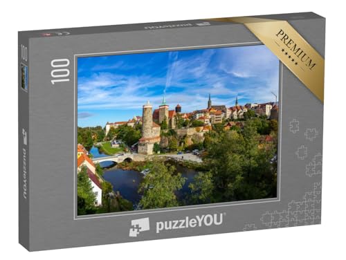 puzzleYOU: Puzzle 100 Teile „Das historische Zentrum von Bautzen, Deutschland“ – aus der Puzzle-Kollektion Bautzen von puzzleYOU