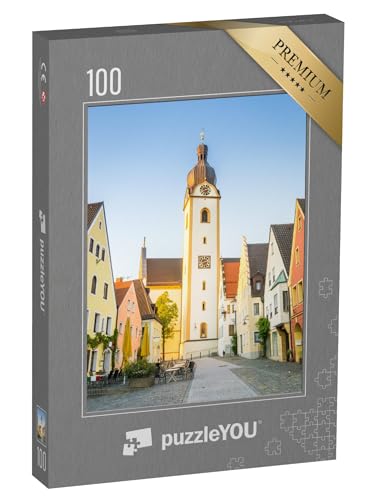 puzzleYOU: Puzzle 100 Teile „Die schöne Stadt Schwandorf, Deutschland“ von puzzleYOU