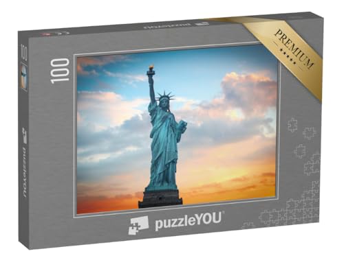 puzzleYOU: Puzzle 100 Teile „Freiheitsstatue im Morgenlicht“ – aus der Puzzle-Kollektion Freiheitsstatue puzzleYOU: Puzzle 100 Teile „Freiheitsstatue im Morgenlicht“ – aus der Puzzle-Kollektion Freiheitsstatue von puzzleYOU