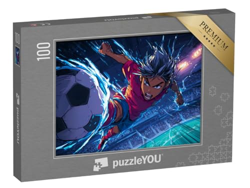 puzzleYOU: Puzzle 100 Teile „Fußballträume im Kosmos“ – aus der Puzzle-Kollektion Anime puzzleYOU: Puzzle 100 Teile „Fußballträume im Kosmos“ – aus der Puzzle-Kollektion Anime von puzzleYOU