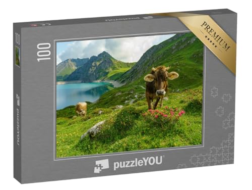puzzleYOU: Puzzle 100 Teile „Glückliche Kuh auf der ALM“ puzzleYOU: Puzzle 100 Teile „Glückliche Kuh auf der ALM“ von puzzleYOU