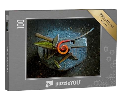 puzzleYOU: Puzzle 100 Teile „Handwerkszeug in Einer Schmiede“ – aus der Puzzle-Kollektion Handwerk von puzzleYOU