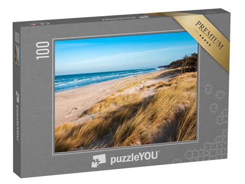 puzzleYOU: Puzzle 100 Teile „Küstendünen an der Ostsee, Halbinsel Darß, Deutschland“ – aus der Puzzle-Kollektion Ostsee von puzzleYOU