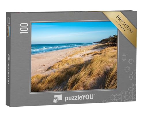 puzzleYOU: Puzzle 100 Teile „Küstendünen an der Ostsee, Halbinsel Darß, Deutschland“ – aus der Puzzle-Kollektion Ostsee von puzzleYOU