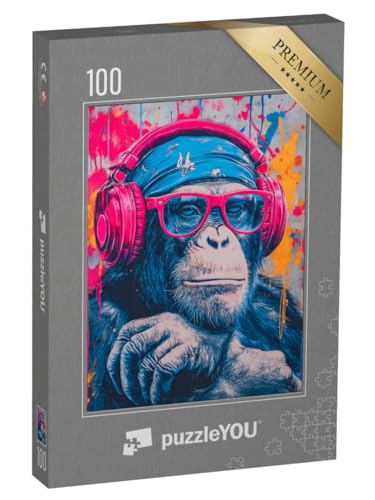 puzzleYOU: Puzzle 100 Teile „Monkey Beats“ – aus der Puzzle-Kollektion Anime, Kunst & Fantasy puzzleYOU: Puzzle 100 Teile „Monkey Beats“ – aus der Puzzle-Kollektion Anime, Kunst & Fantasy von puzzleYOU