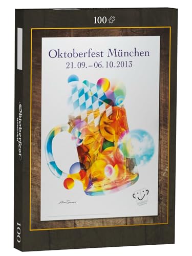 puzzleYOU: Puzzle 100 Teile „Oktoberfest München 2013 Wiesnplakat“ von puzzleYOU