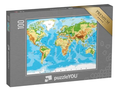puzzleYOU: Puzzle 100 Teile „Physikalische Weltkarte“ puzzleYOU: Puzzle 100 Teile „Physikalische Weltkarte“ von puzzleYOU