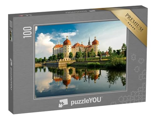 puzzleYOU: Puzzle 100 Teile „Sachsen, Schloss Moritzburg“ – aus der Puzzle-Kollektion Deutschland von puzzleYOU