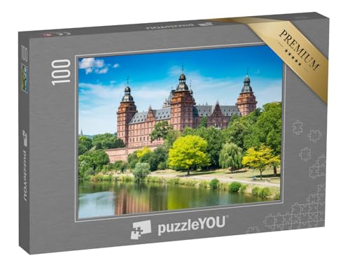 puzzleYOU: Puzzle 100 Teile „Schloss Johannisburg nahe Frankfurt, Deutschland“ – aus der Puzzle-Kollektion Burgen, Deutschland, Aschaffenburg, Regionale Puzzles Deutschland von puzzleYOU