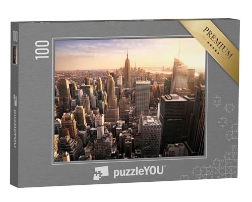 puzzleYOU: Puzzle 100 Teile „Skyline von New York City, USA“ – aus der Puzzle-Kollektion Amerika, New York, Amerikanische Städte von puzzleYOU